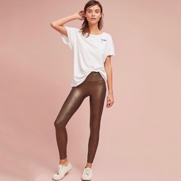 bronze spanx leggings